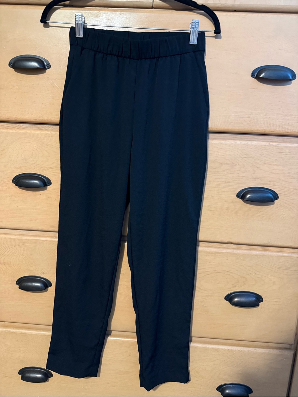 H and M black pull on pant size 2